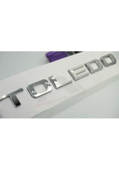 Seat Toledo Bagaj Krom Abs 3M 3D Yazı Logo Amblem
