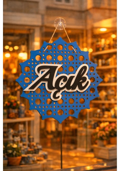 Hazeran Günebakan Desenli 5d Modern Açık/kapalı Tabelası - Saks