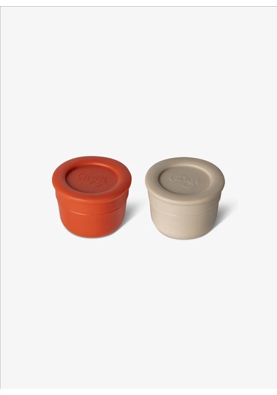 Citron Mini Sos Kapları 2'li Set - Brick / Beige 1060803
