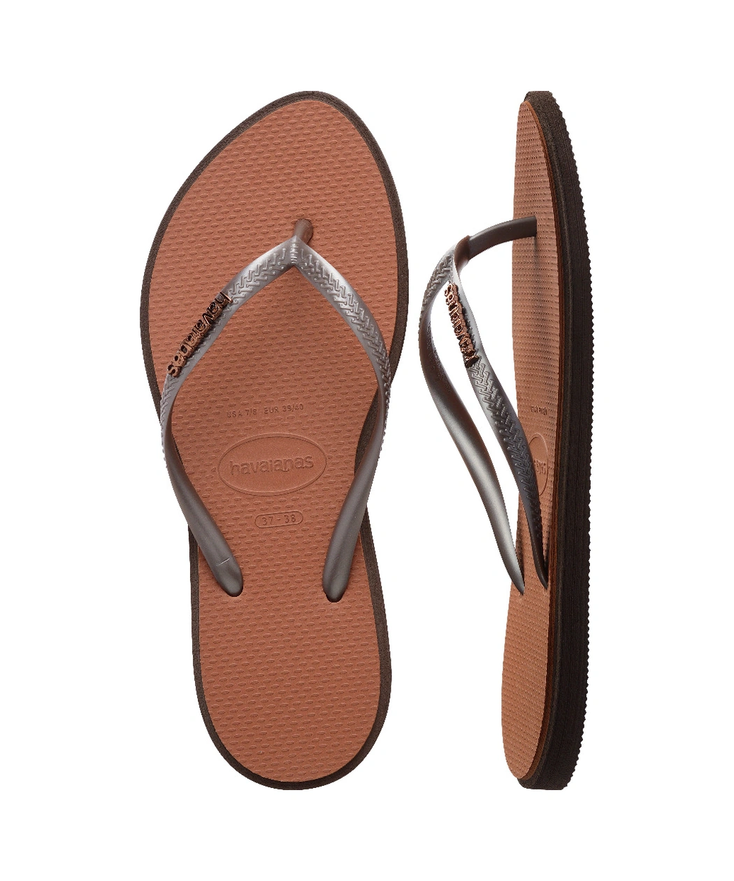 Havaianas Slım Point Kadın Terlik 4149584 Kahverengi