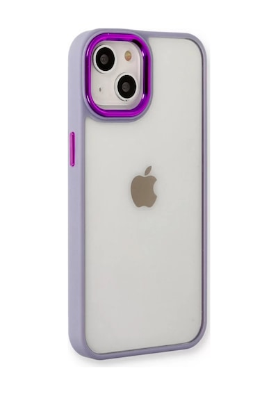 Newface Apple İphone 14 Plus Kılıf Dora Kapak - Lila