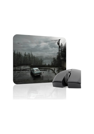 Silent Hill Kaymaz Dikişli Kauçuk Oyuncu Mousepad V5 - 22x18 Gaming Mouse Pad Fare Altlığı