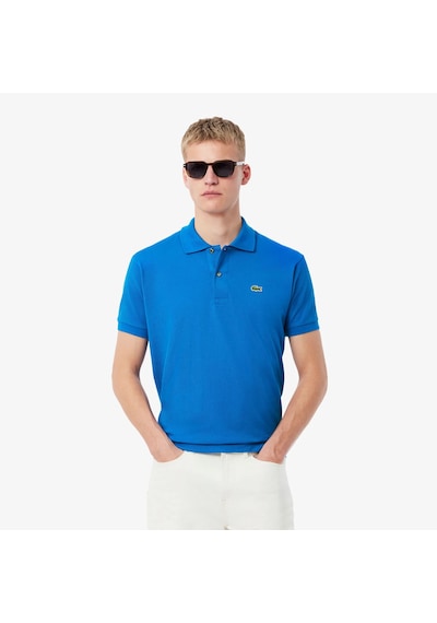 Lacoste Erkek Klasik Pike Kumaş Polo T-shirt Mavi