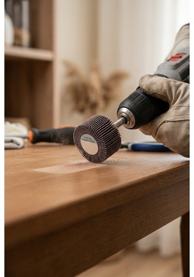 40x30 Zımpara + 40x30 Mm Skoç Seti 2 Adet Matkap Ucu Temizleme Ve Parlatma Mopu