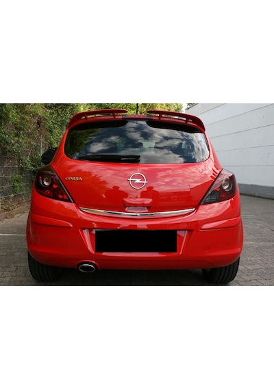 Opel Corsa D 2007-2014 Krom Bagaj Alt Çıta P.çelik