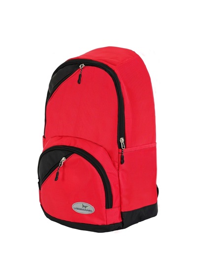 Vegmann Orion Unisex Kırmızı Günlük Okul Sırt Çantası Kırmızı - Siyah