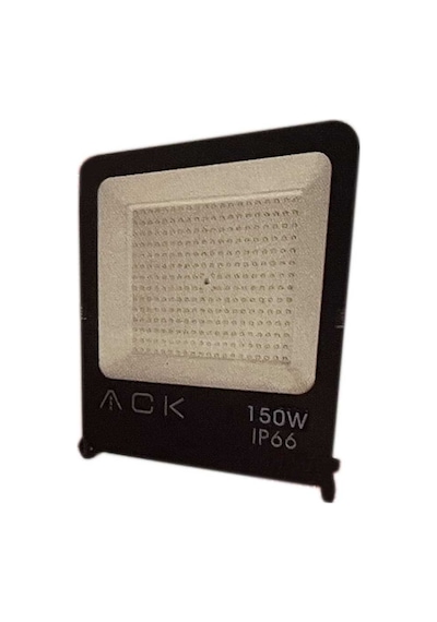 ACK LED Projektör Siyah Kasa 6500K Beyaz Işık 220V 150W