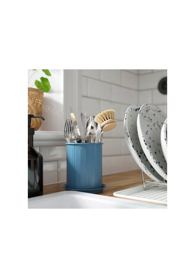 Çatal Kaşıklık Mutfak Bıçaklık Mavi Renk Paslanmaz Çelik 13 Cm Beyaz - 751070803 Beyaz