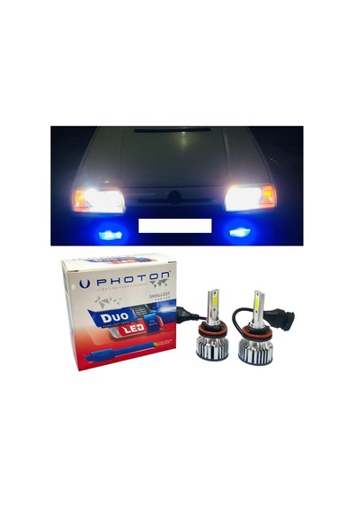 Skoda Favorit Led Xenon Uzun+kısa Far Ampulü H4 Duo Yeni Seri Beyaz