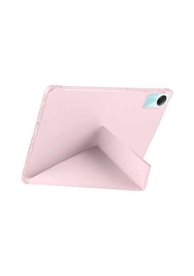 Uryport Xiaomi Redmi Pad Se 4g Kılıf Kalemlikli Mars Tablet Kılıfı - Rose Gold Kapaklı Kılıf