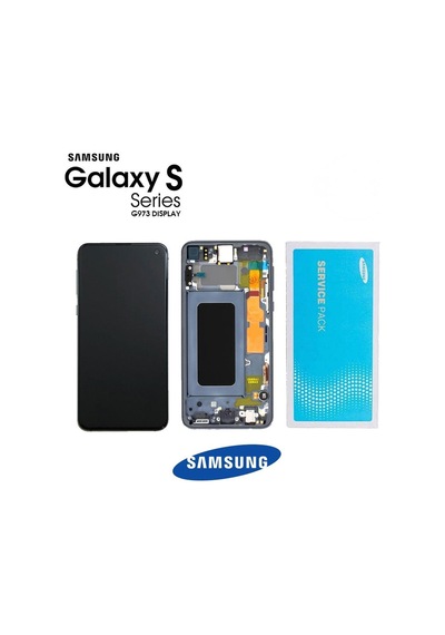Samsung Uyumlu Galaxy S10 G973 Lcd Ekran Dokunmatik Mavi Servis Gh82-188