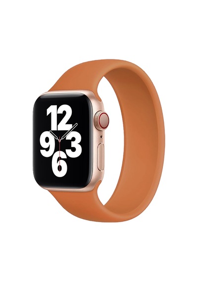 E2M Apple Uyumlu  Watch 42-44mm KRD-18 Silikon L Turuncu