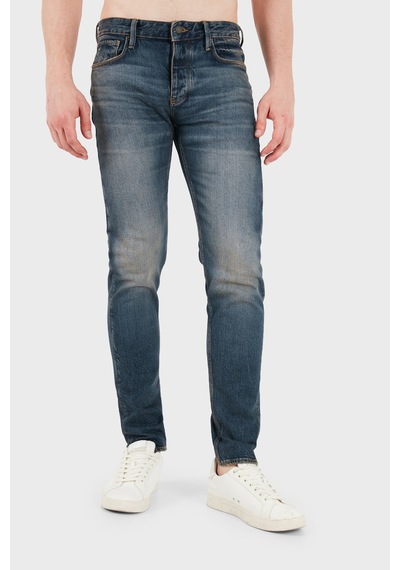 Emporio Armani Pamuklu Slim Fit Dar Paça Jeans Erkek Kot Pantolon Em000668 Af20752 Mb001 Lacivert Emporio Armani Pamuklu Slim Fit Dar Paça Jeans Erkek Kot Pantolon Em000668 Af20752 Mb001 Lacivert