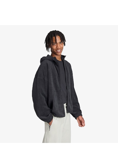 Adidas Future İcons Small Logo Low Pile Fleece Full Zip Erkek Siyah Eşofman Üstü Jm6053 Siyah