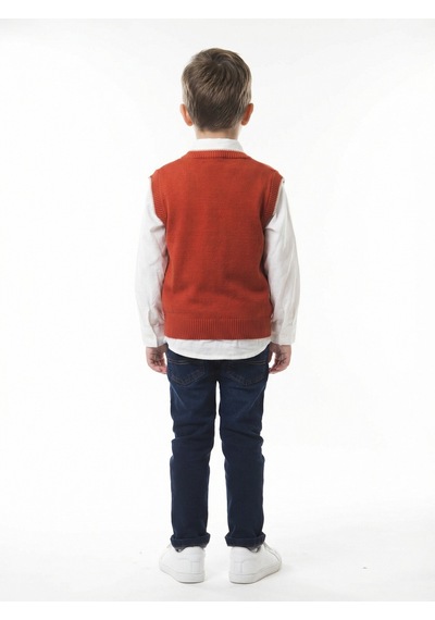 Xo Kids Erkek Çocuk 4lü Alt Üst Takım 2-5 Yaş 12201 Bej