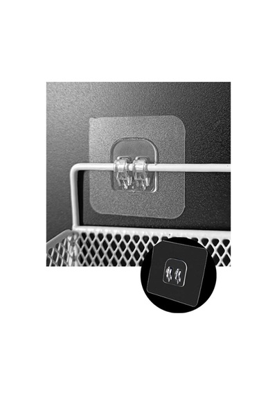 5 Adet Şeffaf Yapışkanlı Duvar Askısı Çift Kancalı Tasarım, Neme Dayanıklı Güçlü Bant, Ev Mutfak Banyo Ofis, Yapışkanlı Askı Adhesive Hook Wall Hook 1