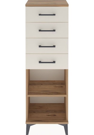 Arges Dolap Tek Raflı 4 Çekmeceli 44x30x134 Çam-aytaşı Atlas Çam Arges Dolap Tek Raflı 4 Çekmeceli 44x30x134 Çam-aytaşı Atlas Çam