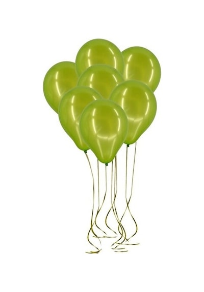 Yeşil Balon 100 Lü Helyum Metalik