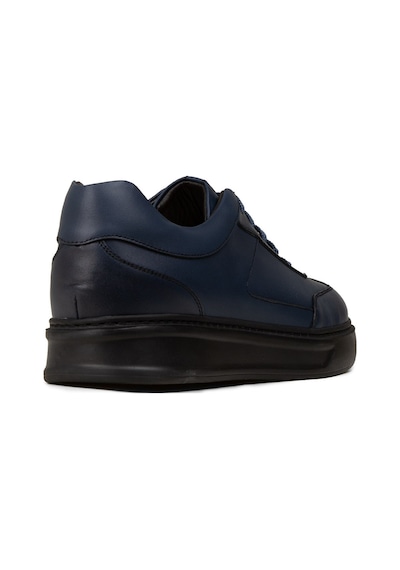 Deery Erkek Mavi Hakiki Deri Sneaker Ayakkabı - 02015mmvıe01 Mavi