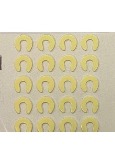 Dıe Cut 8 Mm Düğme Bandı Yarım Ay 5000 Adet