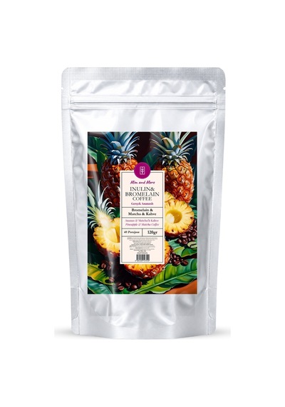 Inulin & Bromelain Coffee İnülin, Bromelain, Matcha & Ananaslı Form Kahve 120 G Granül