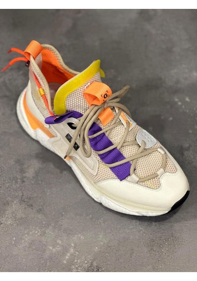 24y566 Bej Guja Sneaker Siyah