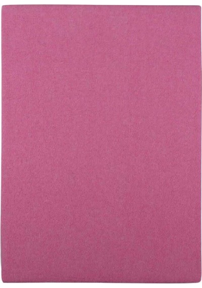 Altın Karma Çift Kişilik İnce Penye Lastikli Çarşaf 150x200 Cm 2 Adet Yastık Kılıflı Fuşya