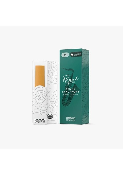 Rico Royal La Voz Tenor Saksafon Kamışı Medium 5'li Paket