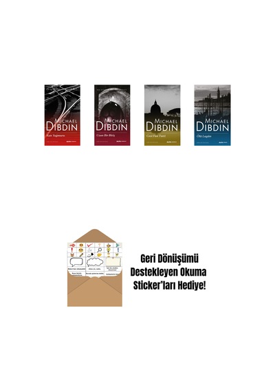 Michael Dibdin 4 Kitap Set + Okuma Sticker'ları