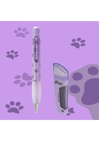 Serve Deep 0.7 mm Mekanik Kurşun Kalem Doğa Pati - 0.7 mm Uç & Silgi
