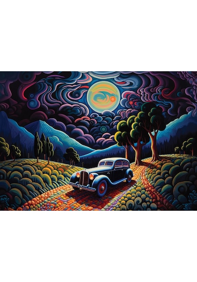 Art Puzzle Transilvanya'da Bir Gece 1000 Parça Puzzle