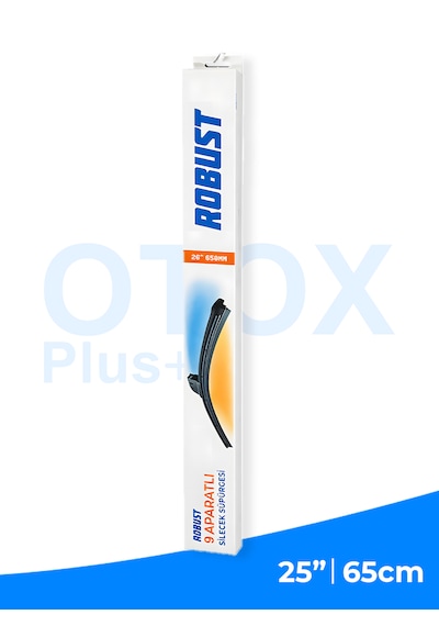 65 Cm 26 650mm Universal Oto Sileceği 9 Aparatlı Sessiz Çalışma İz Bırakmaz Premium Kalite