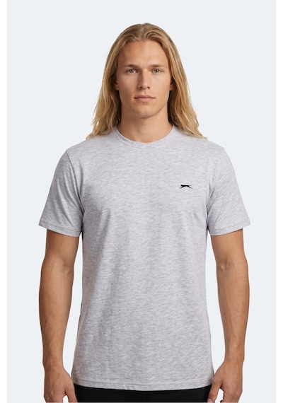 Slazenger Rosalva T Erkek Pamuklu Gri Tişört