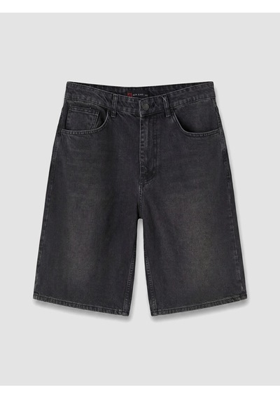 Lcw Jeans Siyah Loose Fit Erkek Jort
