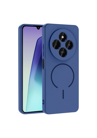 Zore Redmi 14c Kılıf M-safe Şarj Özellikli Ogaa Meta Kapak - Siyah