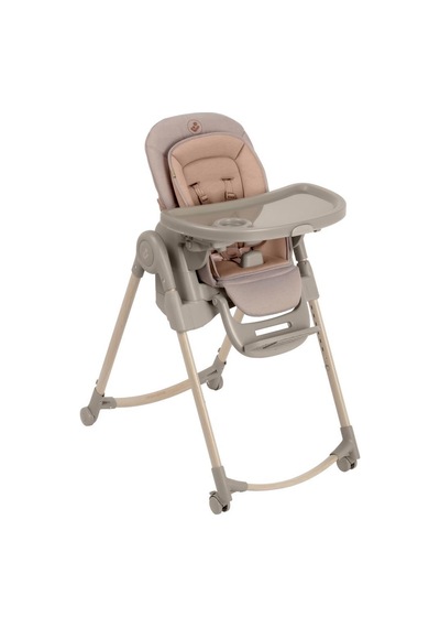 Maxi-Cosi Minla Plus 6'sı Bir Arada Ahşap Görünümlü 4 Tekerlekli Mama Sandalyesi Elegance Terra