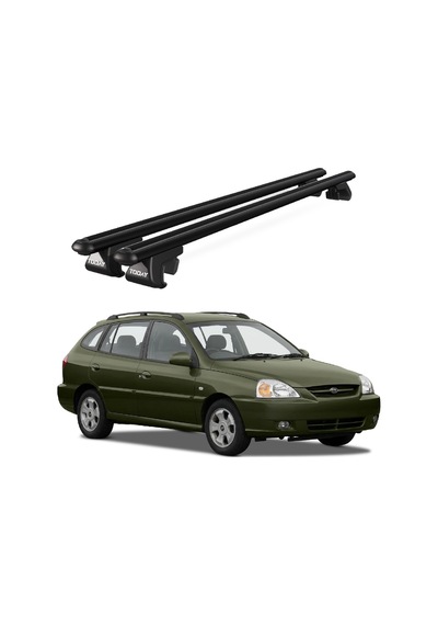 Venüs Kia Rio Station Wagon 2000-2005 Uyumlu Siyah Ara Atkı Port Bagaj Tavan Barı