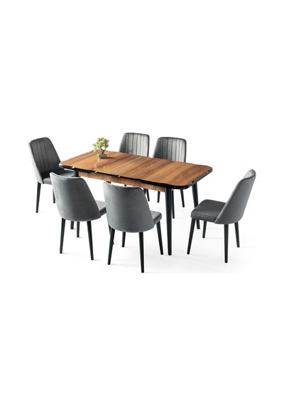 Yakamoz Milano Mdf Mutfak Masa Sandalye Takımı 80x130