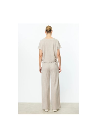 On Fashion Beli Lastikli Bol Paça Kadın Pantolon 25y.on.pnt.56308.01 Kum