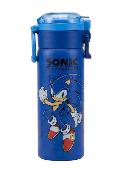 Sonic Çift Fonksiyon Kapaklı Çelik Matara 600ml 3818 Mavi