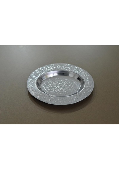 Paslanmaz Çelik Oval Tepsi 304 Kalite Krom, Dekoratif Ve Servis Amaçlı Küçük Tepsi 18 Cm