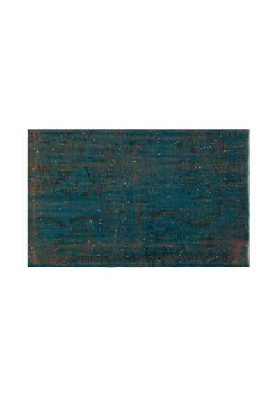 El Dokuması Vintage Yün-pamuk Turkuaz Halı 23092 185 X 300 Cm