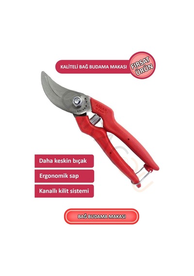 1. Sınıf Çelik Bağ Budama Makası, Profesyonel Bahçe Makası