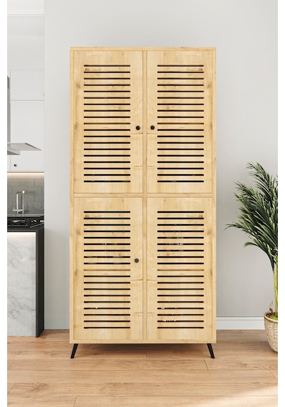 Enwood Deneb Mdf Safirmeşe 4 K Panjur Kapak Ahşap Ayaklı Kiler