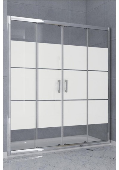 Durul Duşakabin Ön Cephe Box Desen 5mm H:190 Parlak