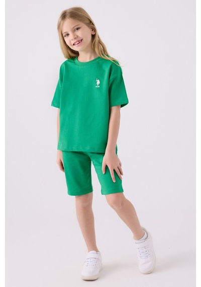 U.S. Polo Assn. U.s. Polo Assn Kız Çocuk Koyu Yeşil Bermuda Takım 5274-43562 Su Yeşili U.S. Polo Assn. U.s. Polo Assn Kız Çocuk Koyu Yeşil Bermuda Takım 5274-43562 Su Yeşili
