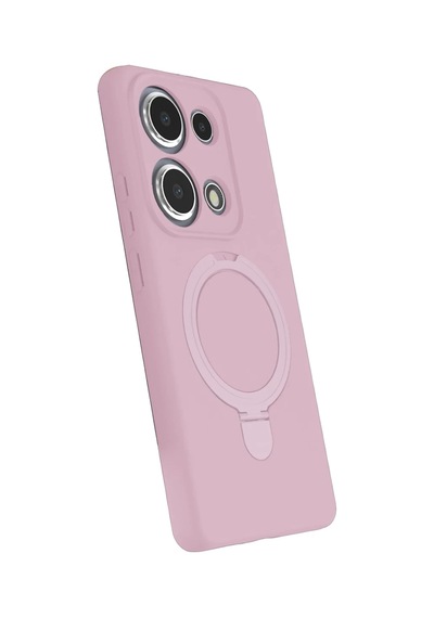 Xiaomi Redmi Note 13 Pro 4g Regal Magsafe Standlı Kapak - Açık Pembe -