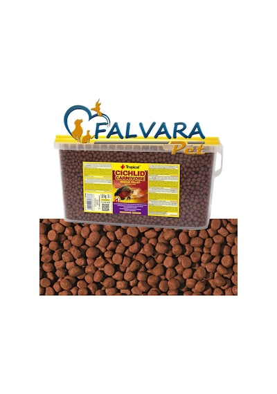 100 Gram Tropical Cichlid Carnivore Medium Pellet Büyük Granül Ba