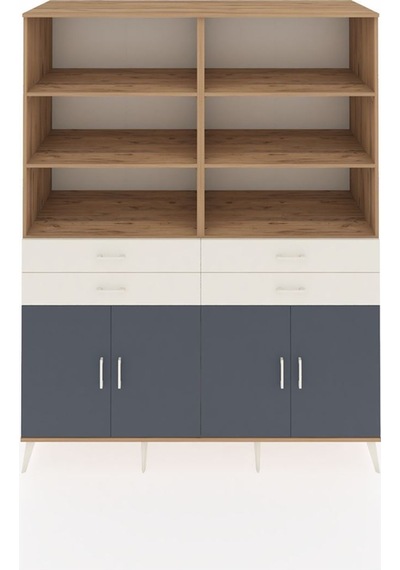 Kronos Gardrop 8 Raflı 4 Çekmeceli 4 Kapaklı 176x59x221 Çam-antrasit/aytaşı Antrasit/aytaşı Kronos Gardrop 8 Raflı 4 Çekmeceli 4 Kapaklı 176x59x221 Çam-antrasit/aytaşı Antrasit/aytaşı