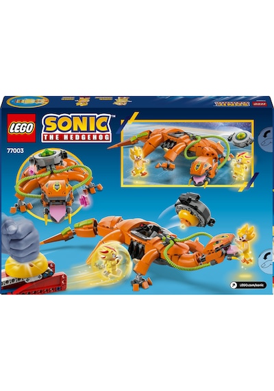 LEGO® Sonic the Hedgehog™ Super Shadow, Biolizard’a Karşı 77003 - 9 Yaş ve Üzeri Çocuklar için Yaratıcı Oyuncak Yapım Seti (419 Parça)